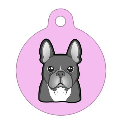 19mm Diameter Tiny Size - French Bulldog Design