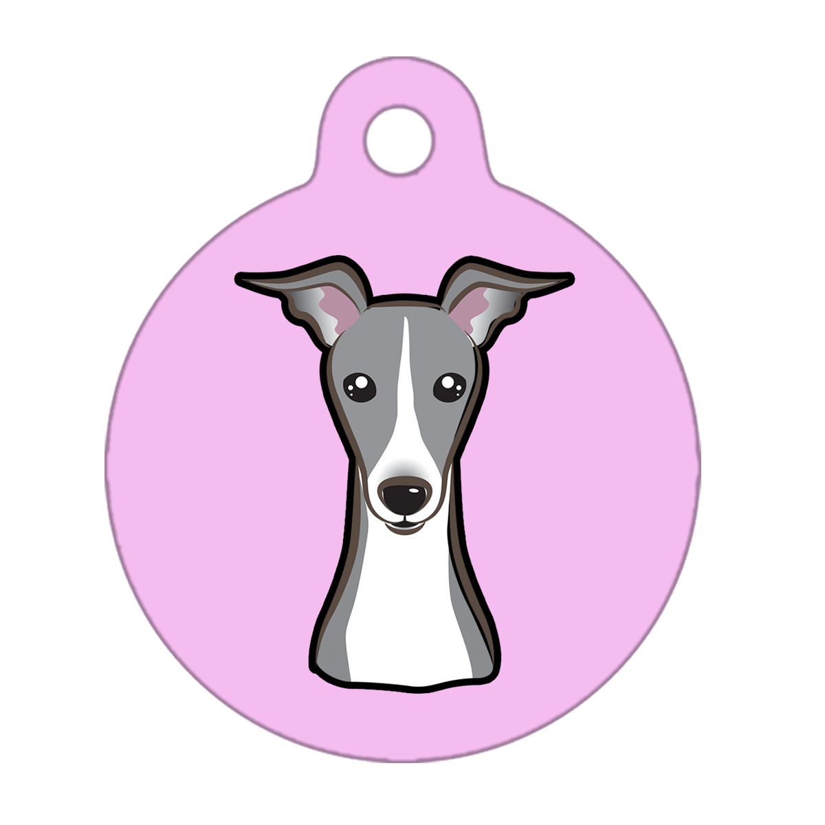 38mm Diameter Large Size - Greyhound Dog