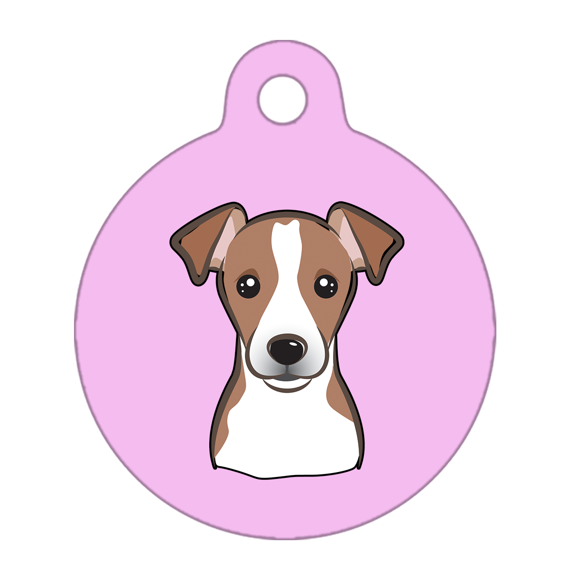 19mm Diameter Tiny Size - Jack Russell Design