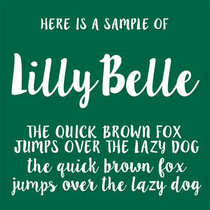 GREEN Any Wording Dog Bandana With Font Choices