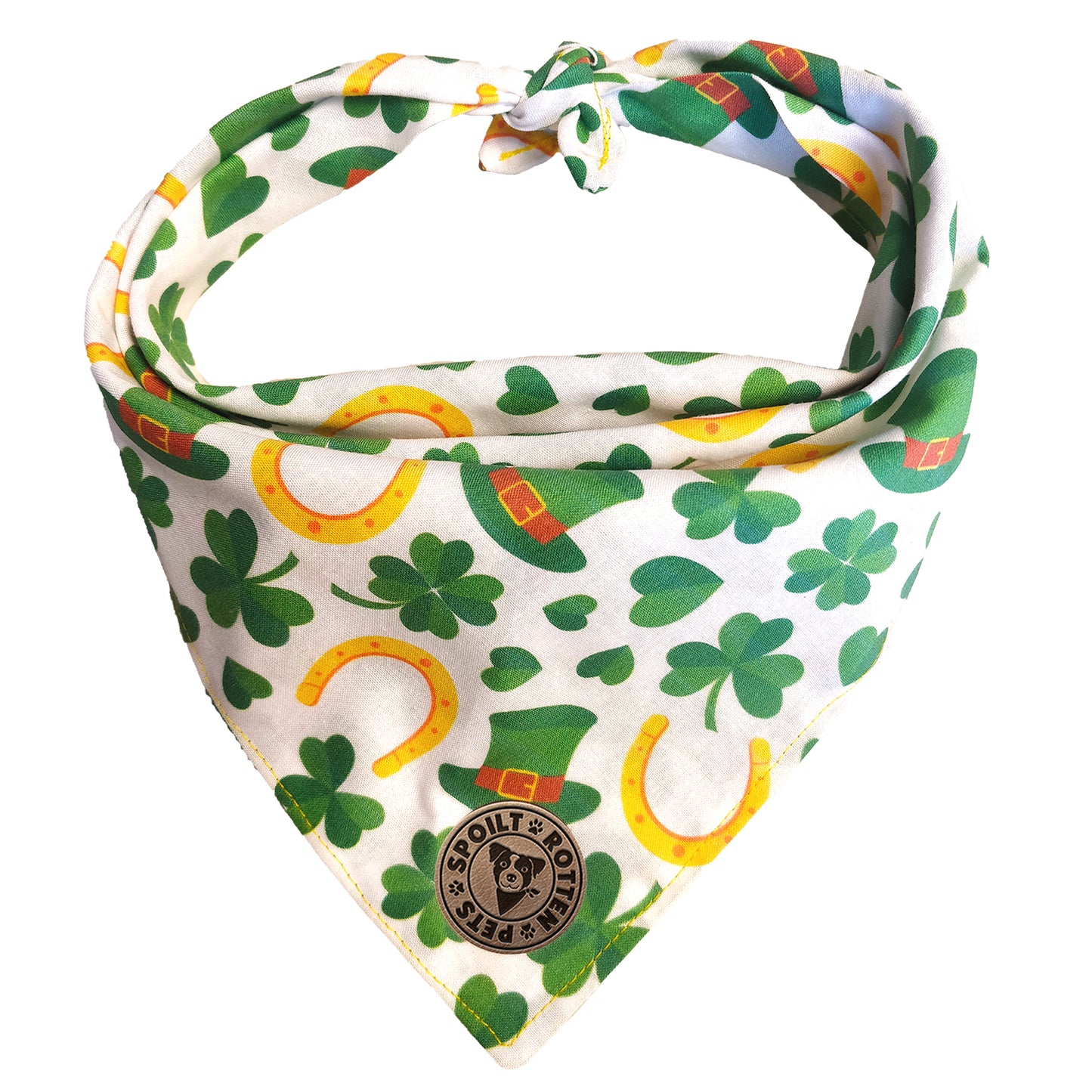 The Dublin - Lucky Irish Tied Dog Bandana