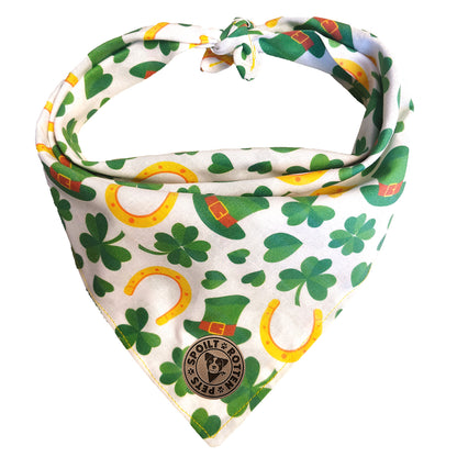 The Dublin - Lucky Irish Tied Dog Bandana