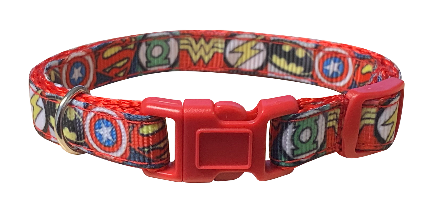Marvel Comic Book Cat Collar