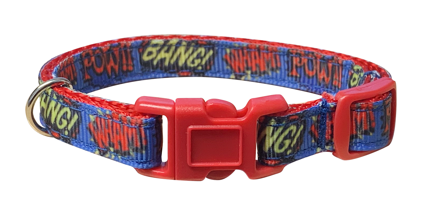 Comic Bang Crash Pow! Cat Collar