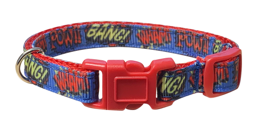 Comic Bang Crash Pow! Cat Collar
