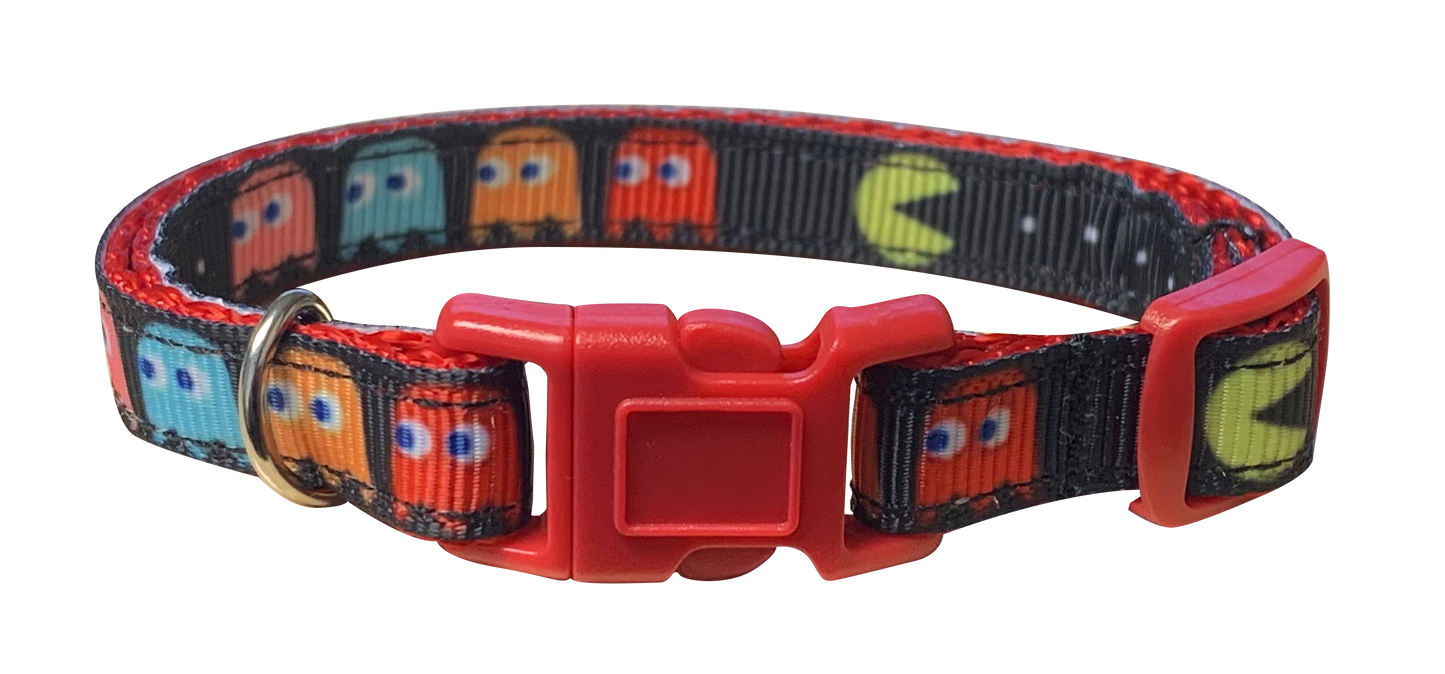 Retro Gamer Pac Man Cat Collar