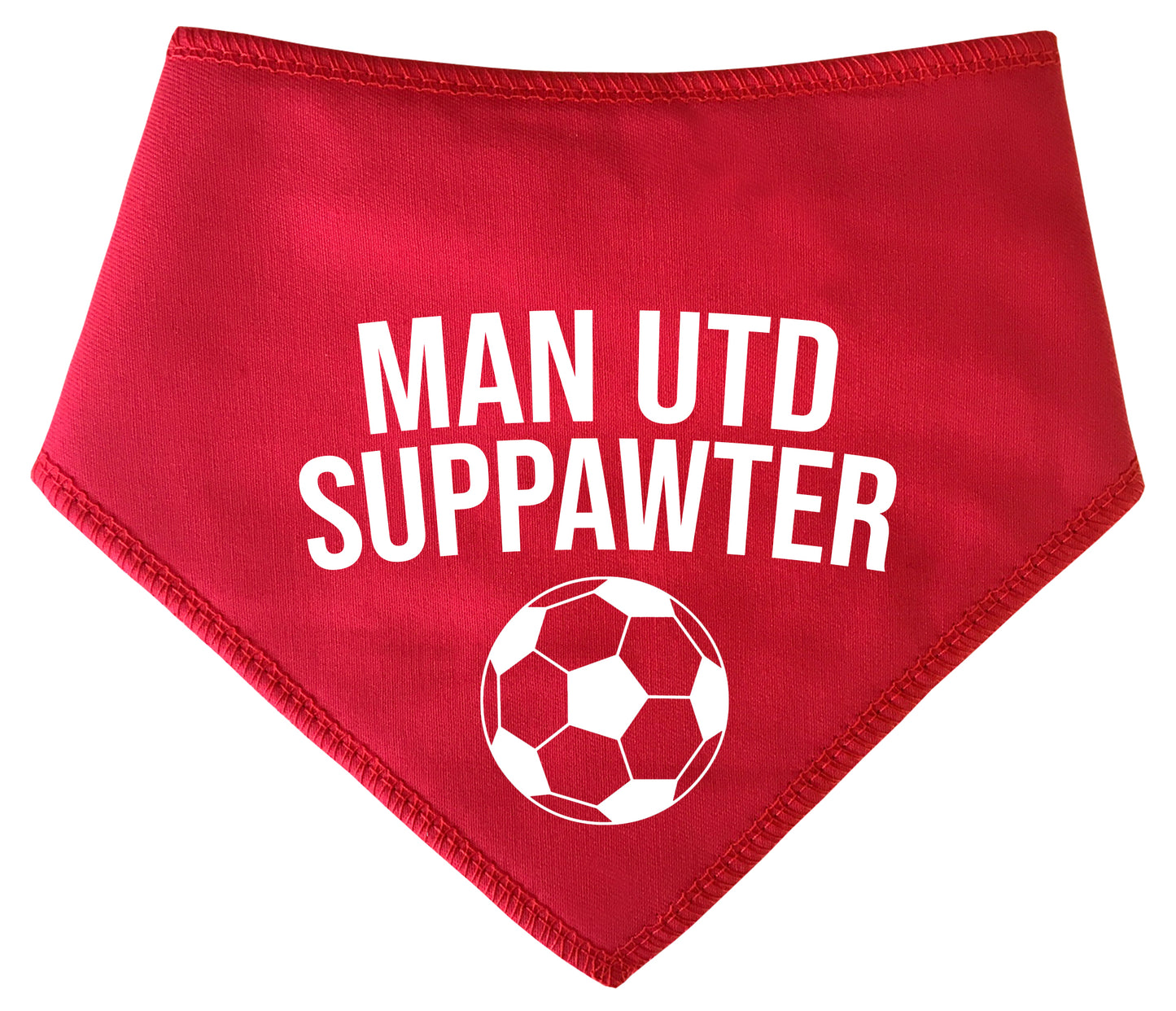 RED Football Any Team Suppawter Dog Bandana