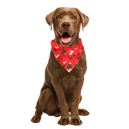 The Camden - Red Stag Tied Dog Bandana