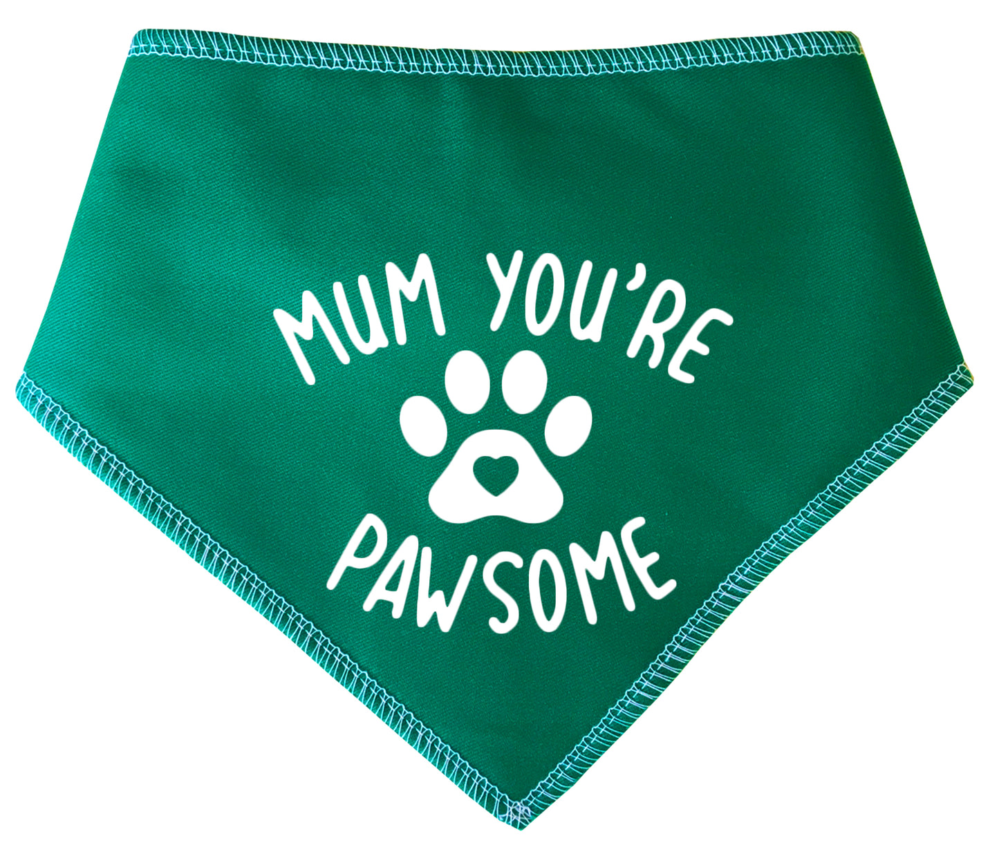 Mum You're Pawsome Dog Bandana