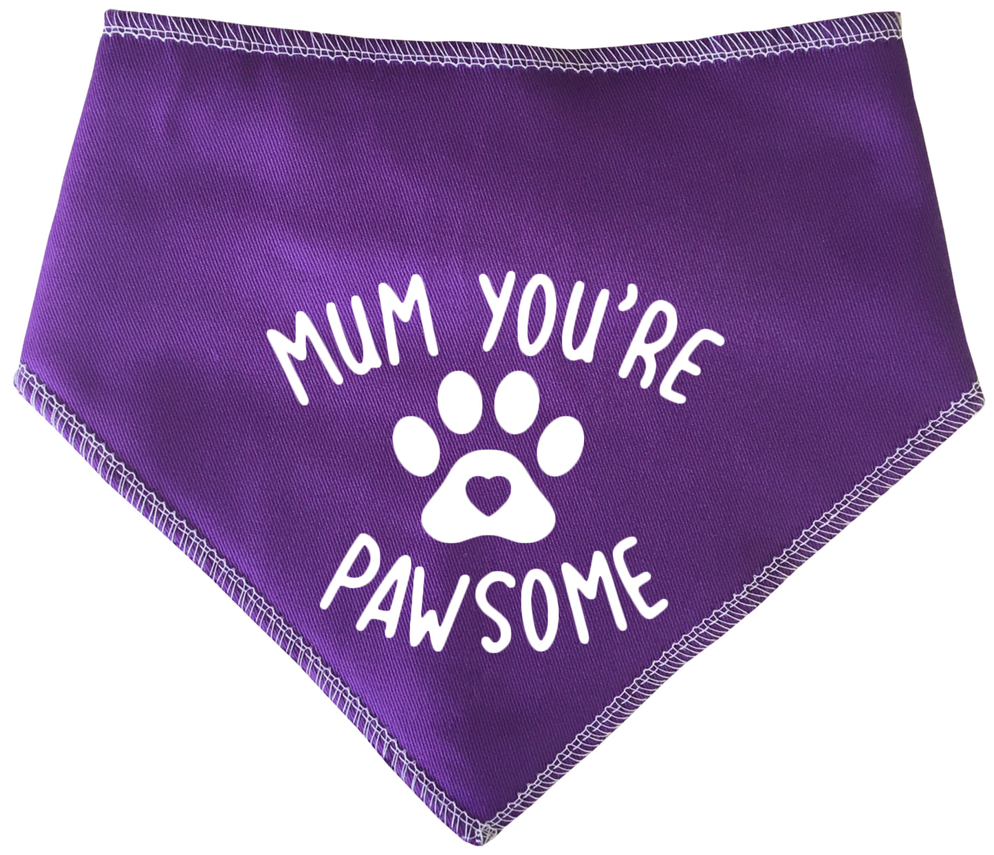 Mum You're Pawsome Dog Bandana