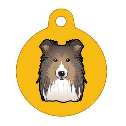 38mm Diameter Large Size - Shetland Dog