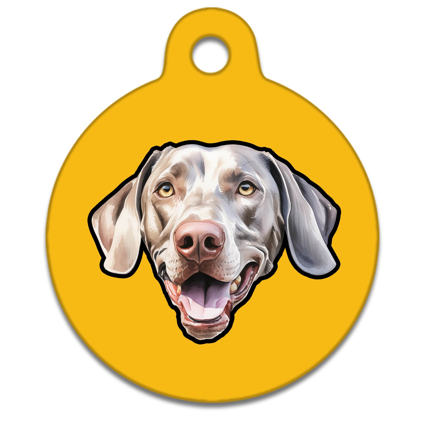 31mm Diameter Medium Size - Weimaraner Dog