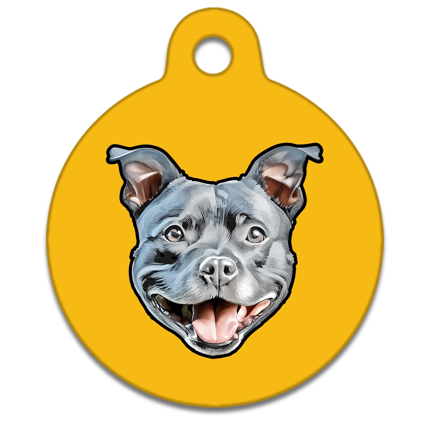 25mm Diameter Small Size - Staffie Dog