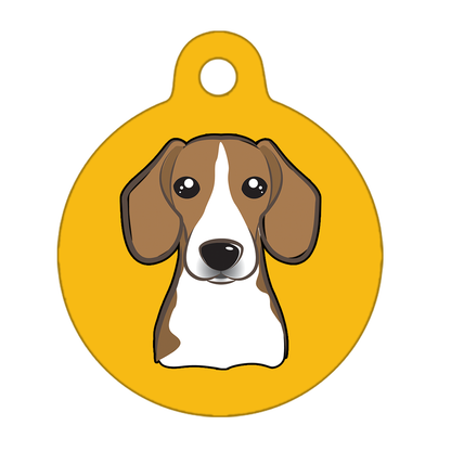 38mm Diameter Large Size - Beagle Dog
