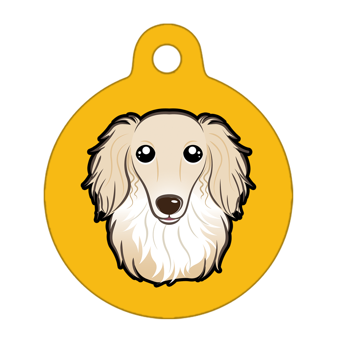 19mm Diameter Tiny Size - Dachshund Dog