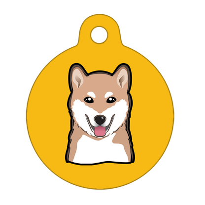 25mm Diameter Small Size - Shiba Inu Dog
