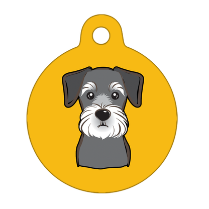 38mm Diameter Large Size - Schnauzer Dog