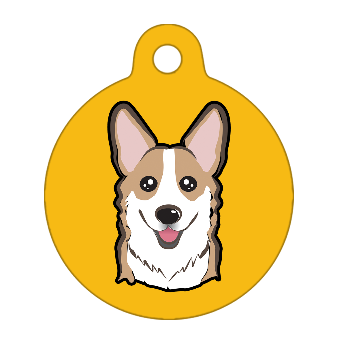 31mm Diameter Medium Size - Corgi Dog