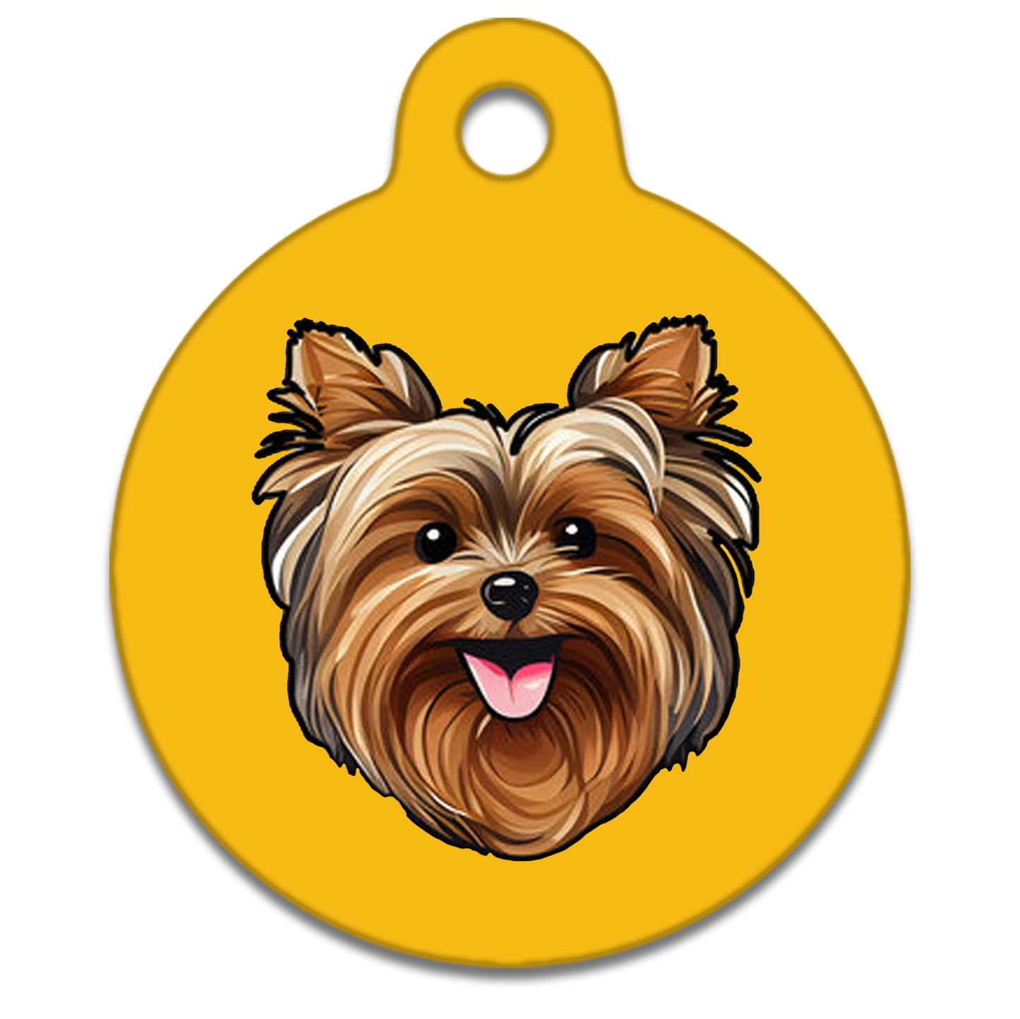 31mm Diameter Medium Size - Yorkshire Terrier Dog