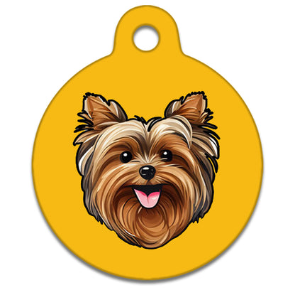 31mm Diameter Medium Size - Yorkshire Terrier Dog