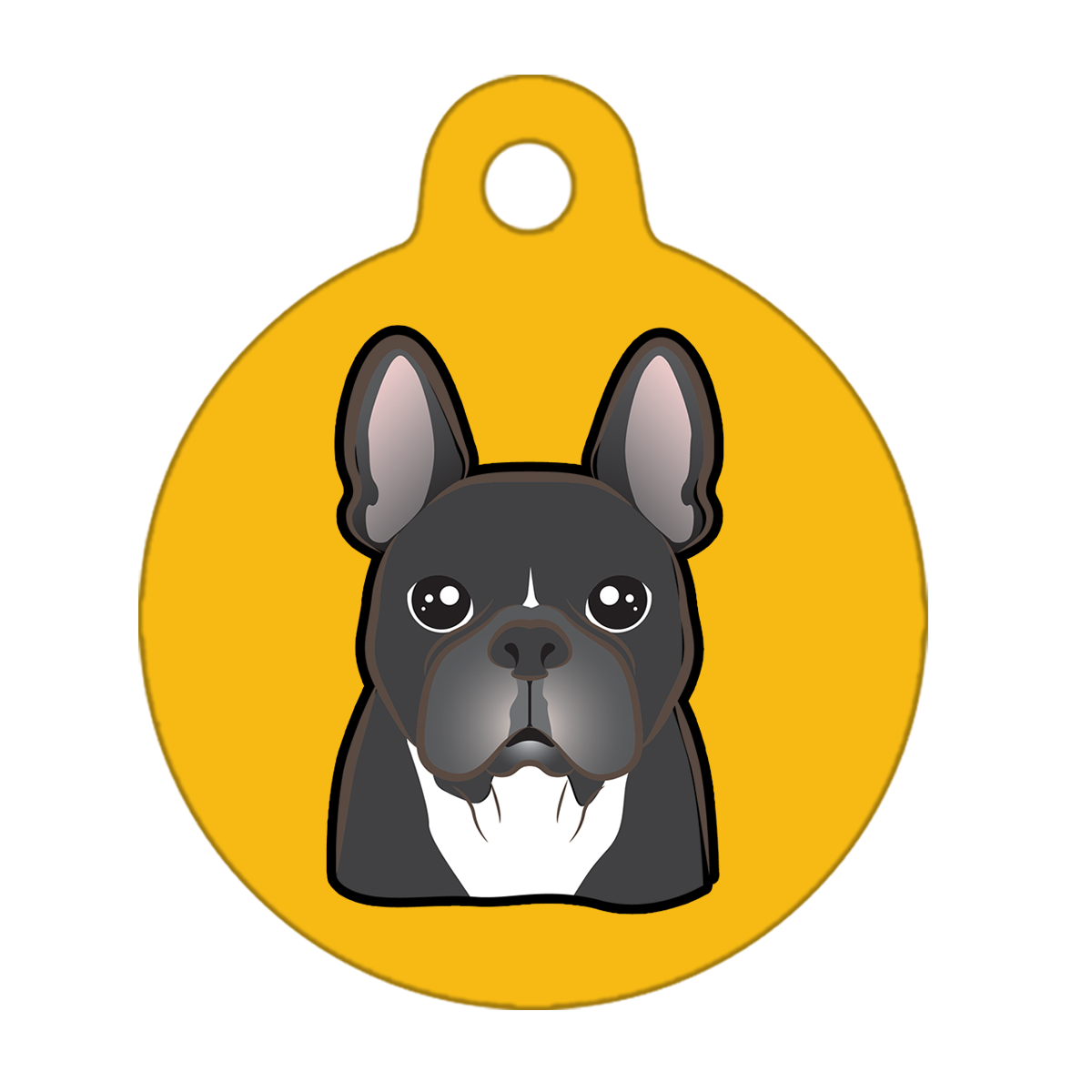 25mm Diameter Small Size - French Bulldog Design
