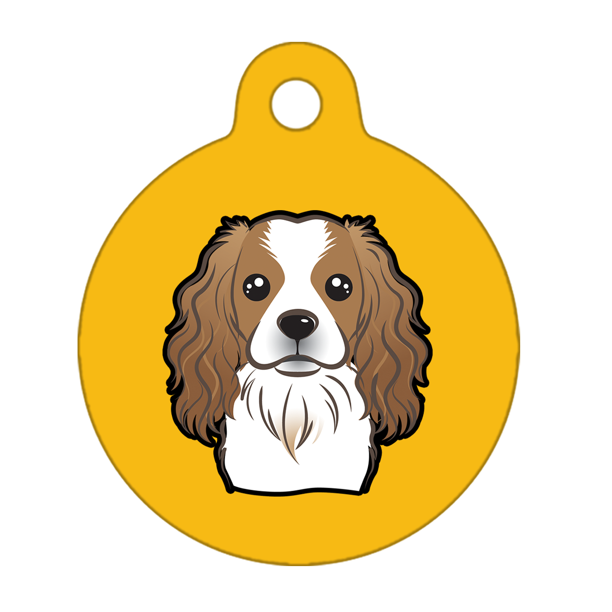 31mm Diameter Medium Size - Cavalier King Charles Spaniel Dog