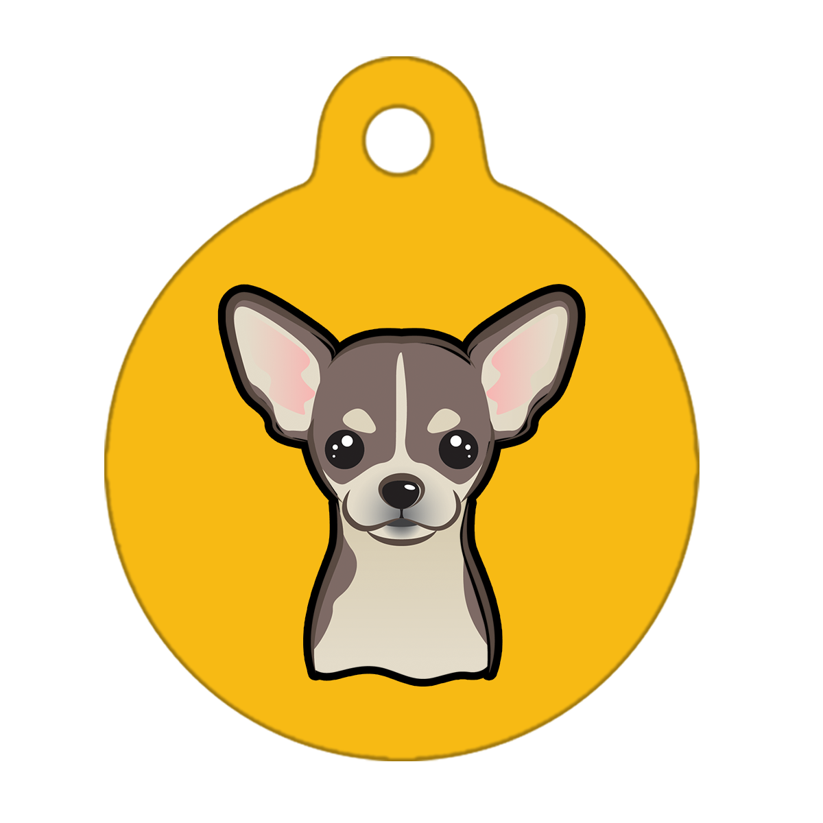 38mm Diameter Large Size - Chihuahua Dog
