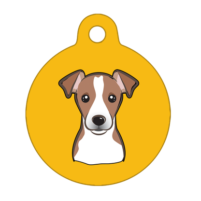 19mm Diameter Tiny Size - Jack Russell Design
