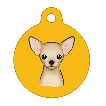 38mm Diameter Large Size - Chihuahua Dog