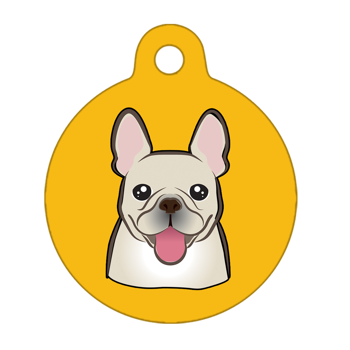 25mm Diameter Small Size - French Bulldog Design