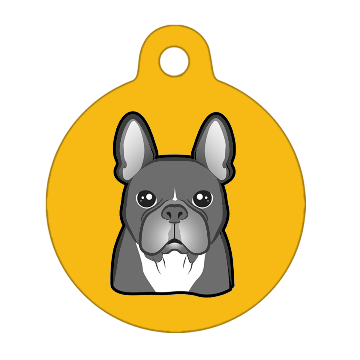 25mm Diameter Small Size - French Bulldog Design