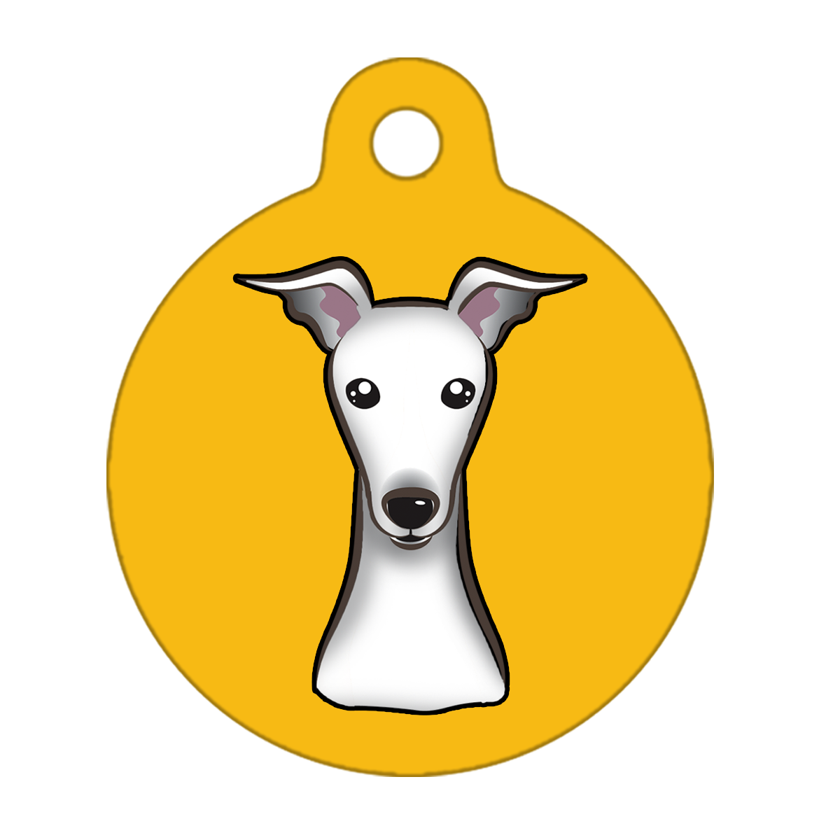 25mm Diameter Small Size - Greyhound Dog
