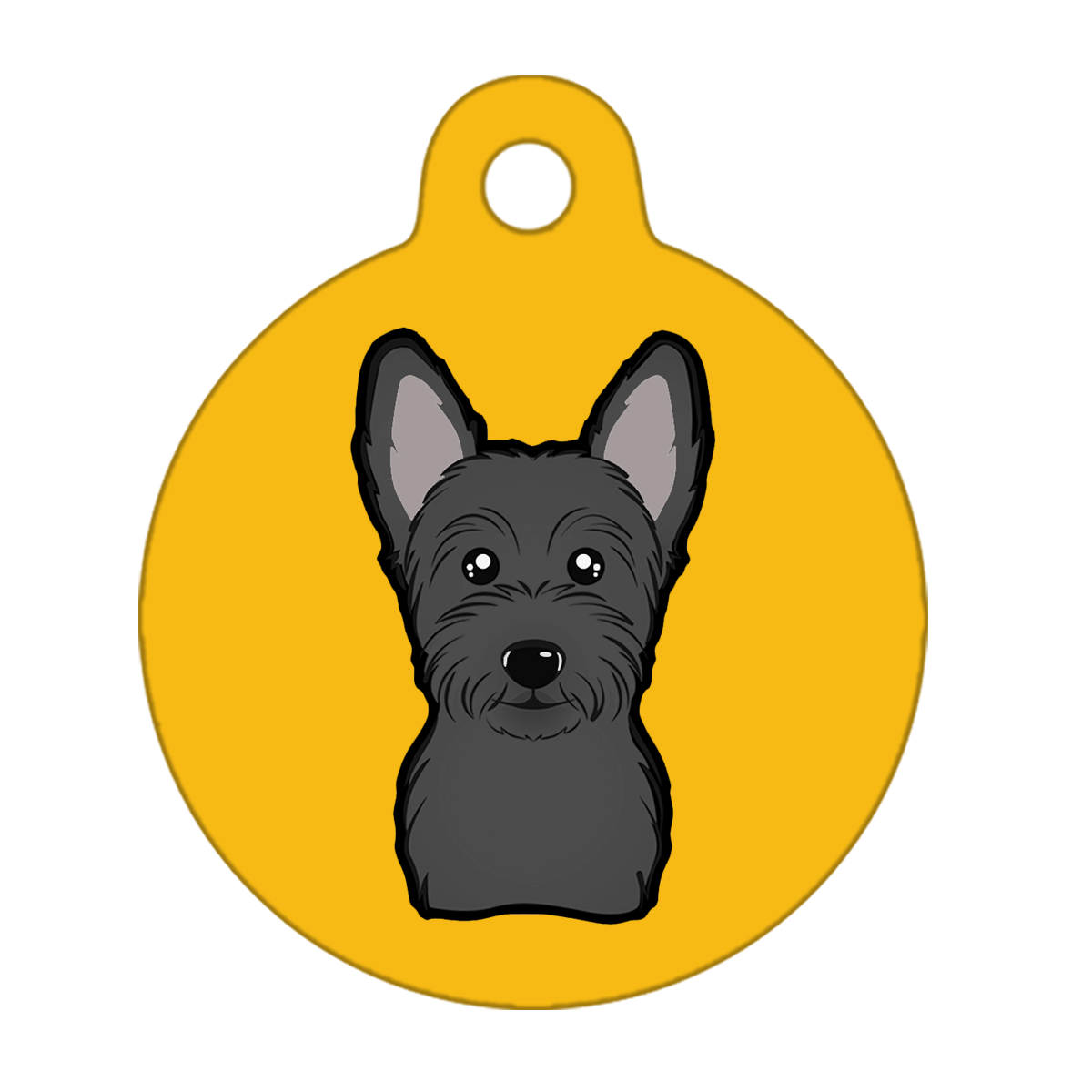 31mm Diameter Medium Size - Scottish Terrier Dog