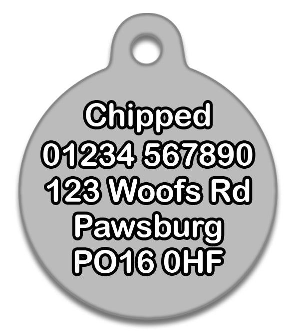Oh Crap I'm Lost - Pet ID Tag