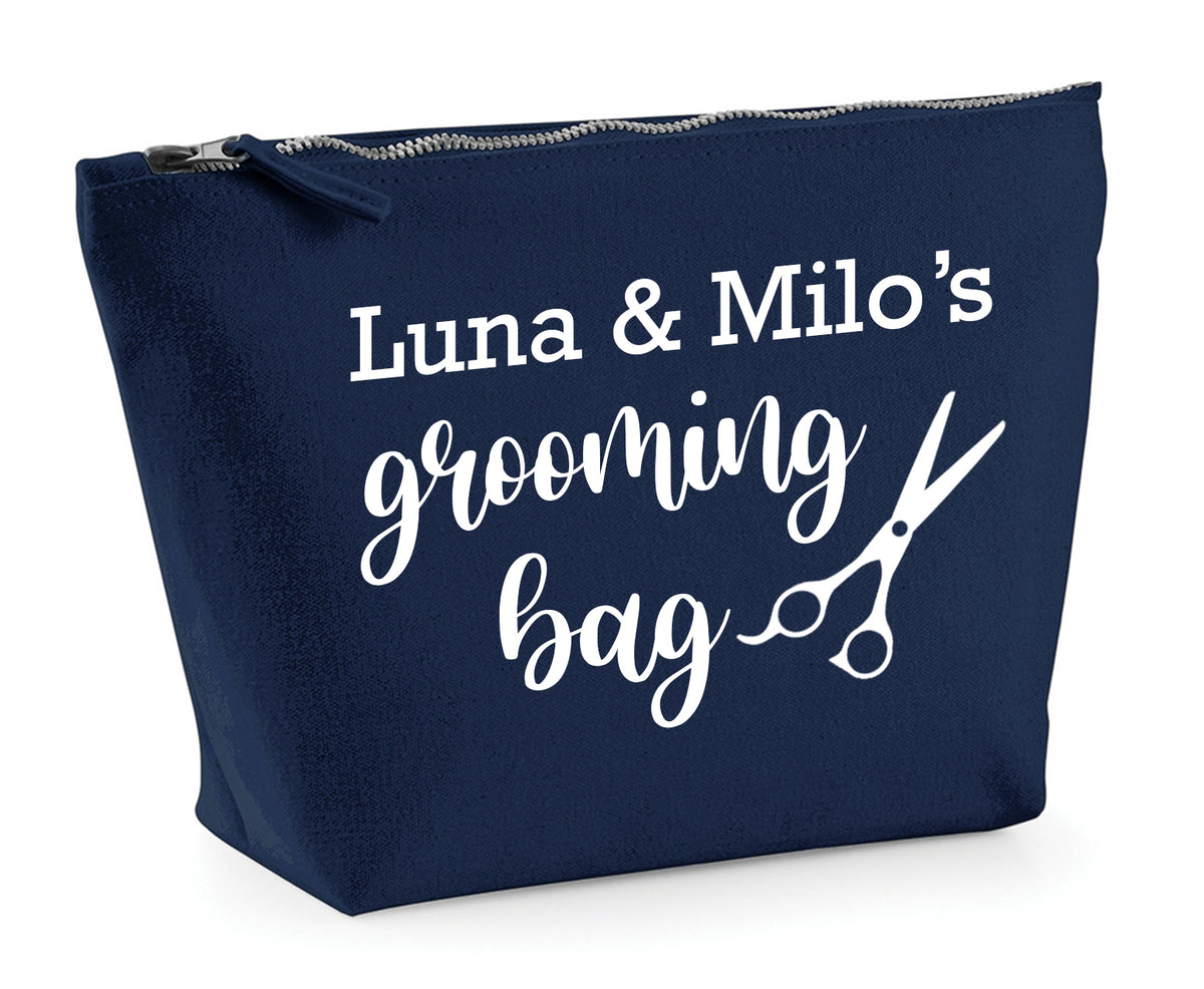 'Grooming Bag' Personalised Natural Cotton