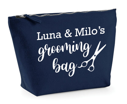'Grooming Bag' Personalised Natural Cotton