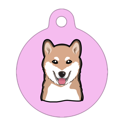 25mm Diameter Small Size - Shiba Inu Dog