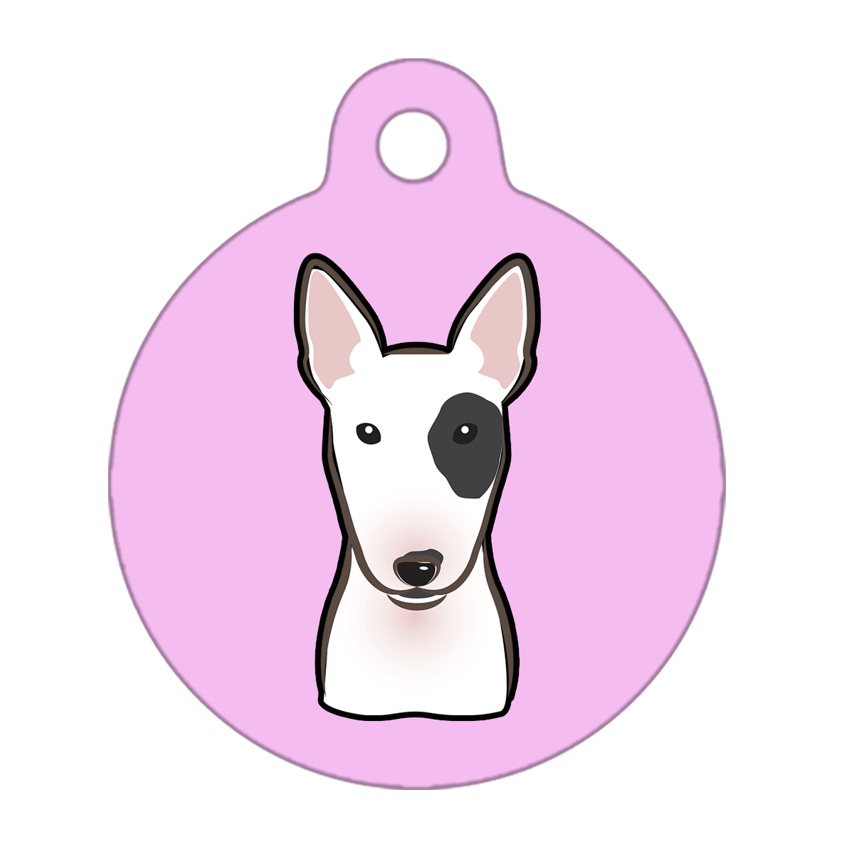31mm Diameter Medium Size - Bull Terrier Dog