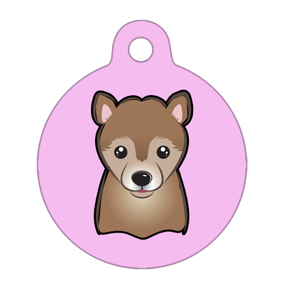 25mm Diameter Small Size - Shiba Inu Dog