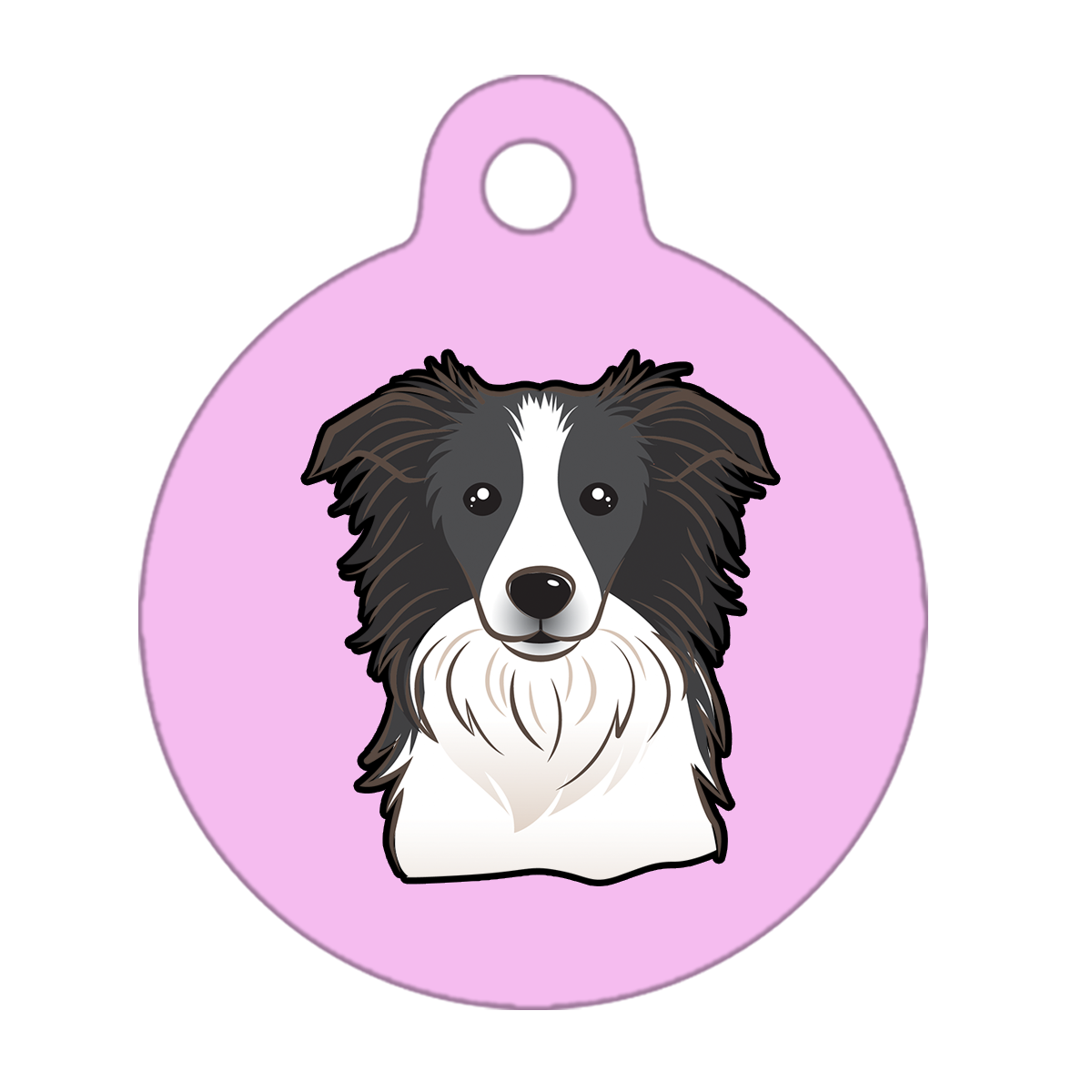 19mm Diameter Tiny Size - Border Collie Dog