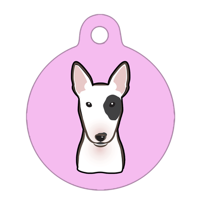 38mm Diameter Large Size - Bull Terrier Dog