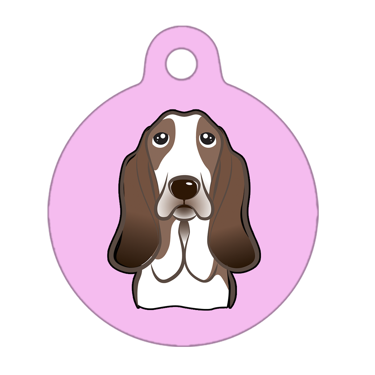 31mm Diameter Medium Size - Basset Hound Dog