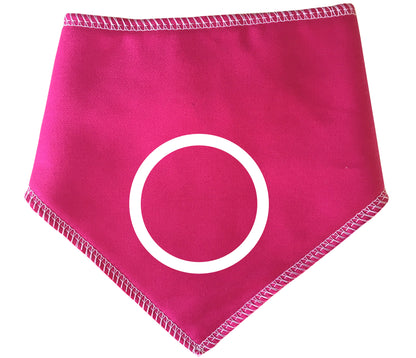Squid Games Circle Triangle Square Dog Bandana