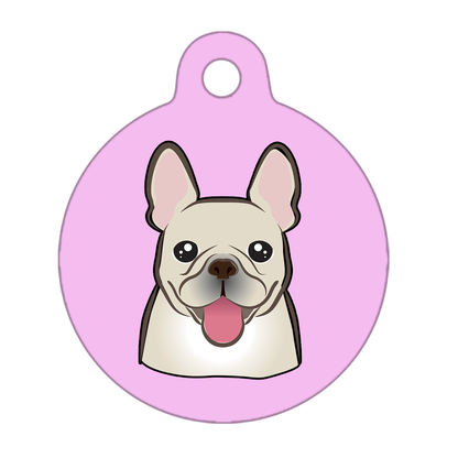 25mm Diameter Small Size - French Bulldog Design