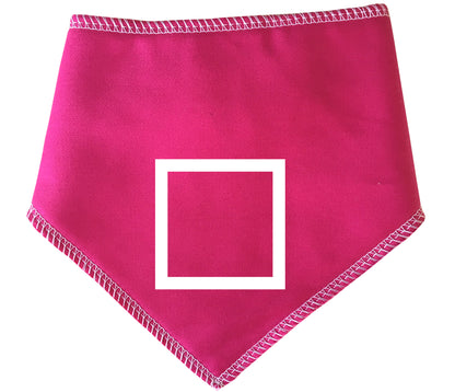 Squid Games Circle Triangle Square Dog Bandana