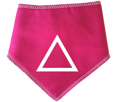Squid Games Circle Triangle Square Dog Bandana