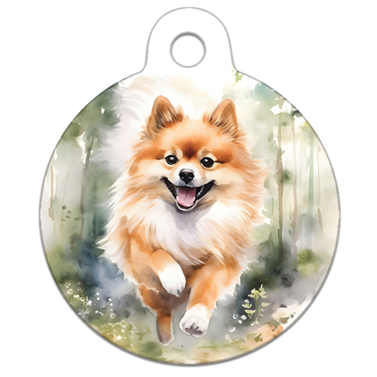 Woodland Running Dog Tag