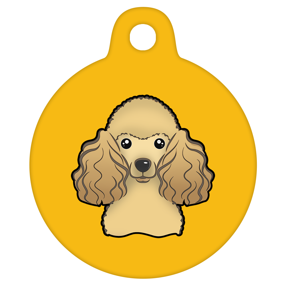 25mm Diameter Small Size - Poodle Design