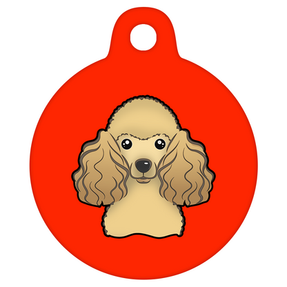 19mm Diameter Tiny Size - Poodle Design