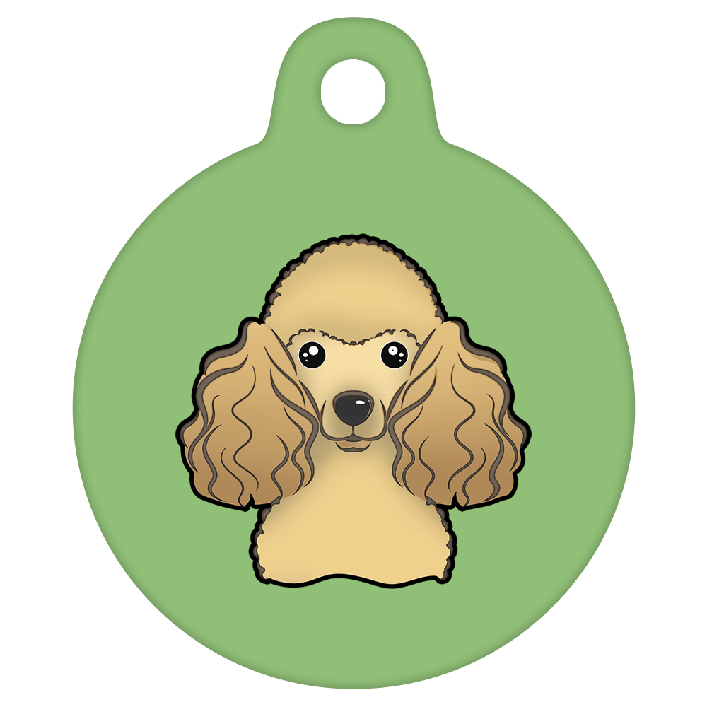 19mm Diameter Tiny Size - Poodle Design